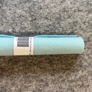 Felt Piece - Pure Wool - 30cm x 20cm - 81 Pale Turquoise
