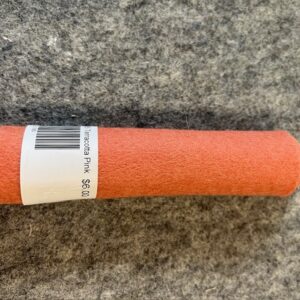 Felt Piece - Pure Wool - 30cm x 20cm - 85 Terracotta Pink