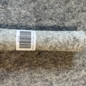 Felt Piece - Pure Wool - 30cm x 20cm - G15 Heather Light Grey Mixed