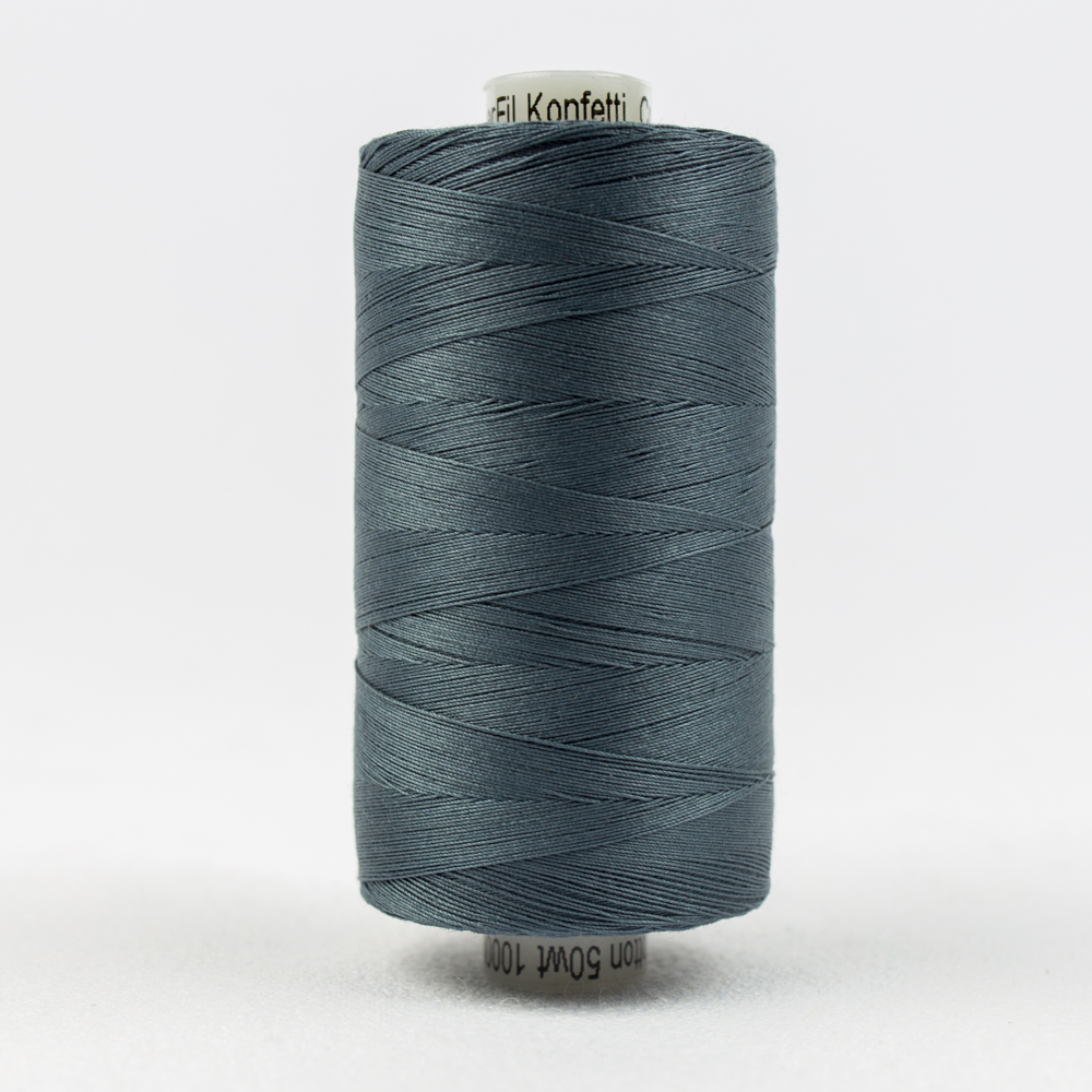 Konfetti 50 wt Thread 1000m - 1094yds - KT1 - 904 - Blue/Grey