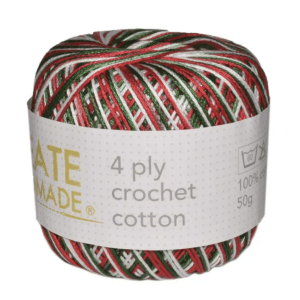 Crochet Cotton - BC4290 Varigated Christmas