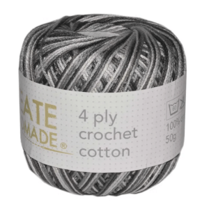 Crochet Cotton - BC4830 Varigated Greys