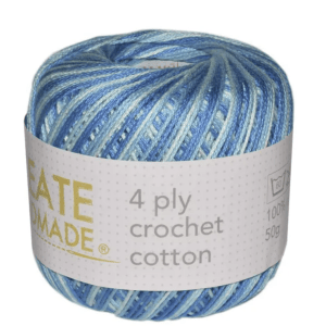 Crochet Cotton - BC199 Varigated Turquoise
