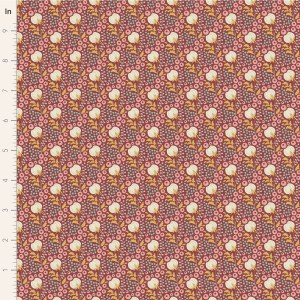 Sanctuary by Tilda - 100564 - Cottonfield Maroon