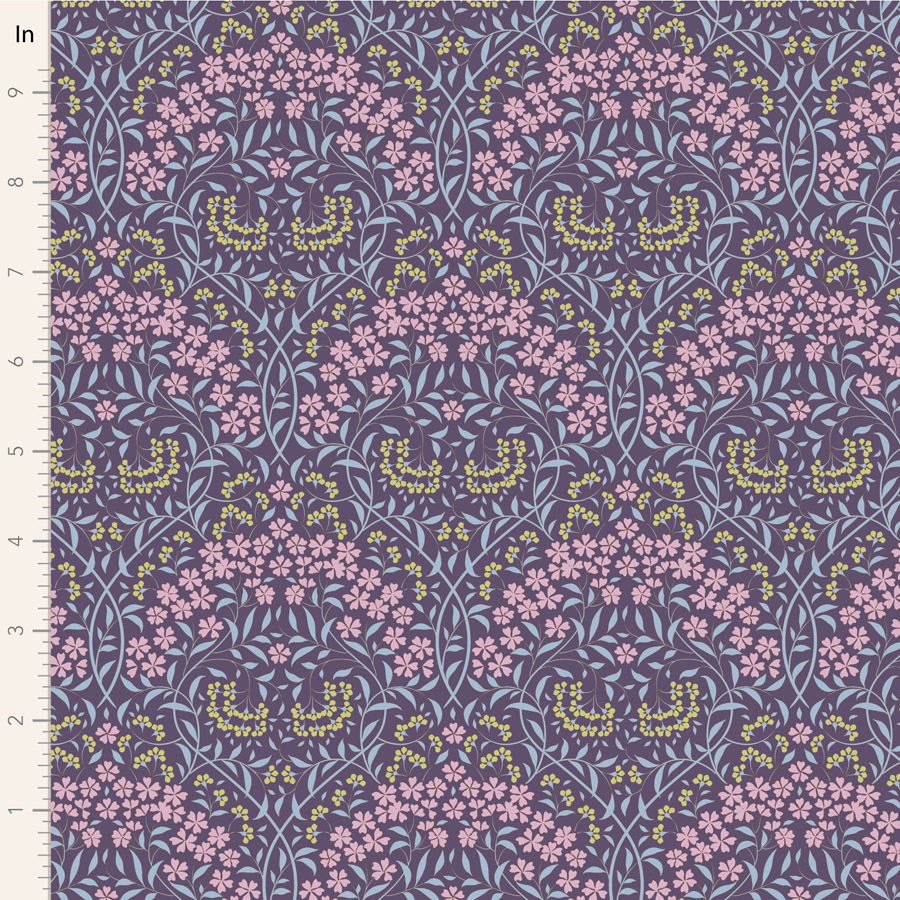 Sanctuary by Tilda - 100575 - Larissa Eggplant