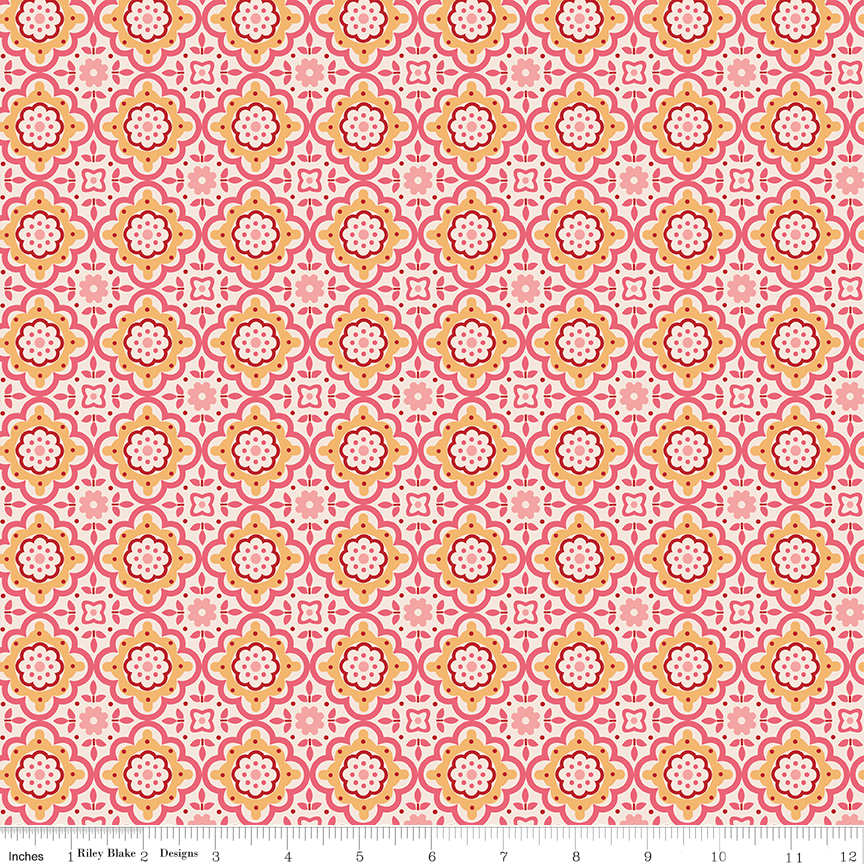 Piece and Plenty by Lori Holt - C15882 Coral