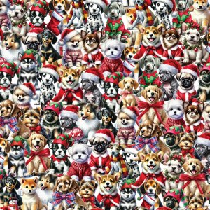 Santa Paws Puppies DV6943