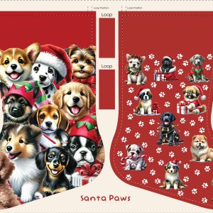 Santa Paws Puppy Stocking DV 6946