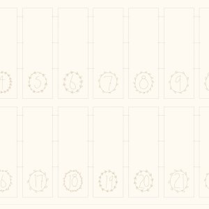 Pocketful of Joy - Natalie Bird Stitchery Linen Panel DV7191