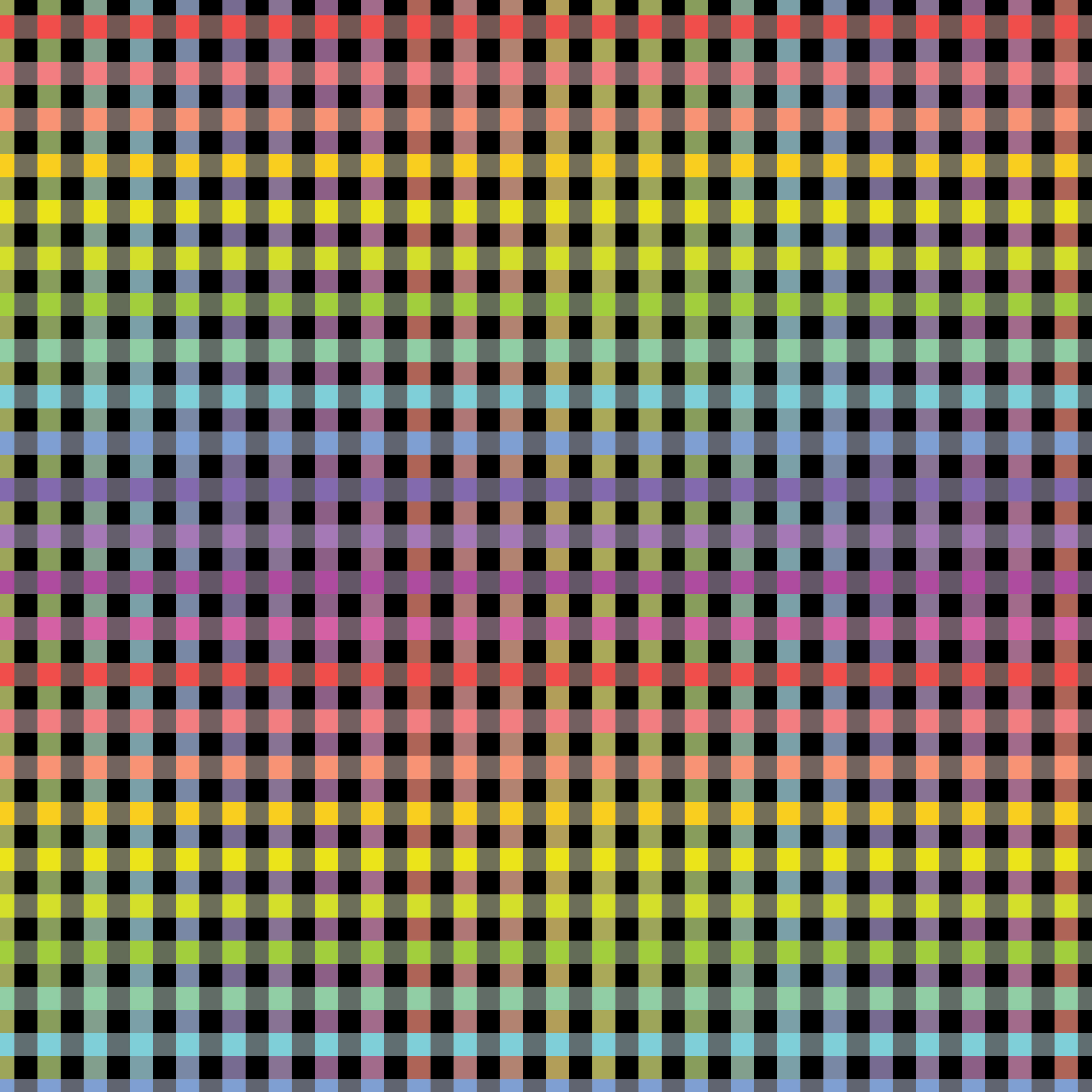 Devonstone Fundamentals Check 1/4 Inch – DV 3055 Rainbow on Black