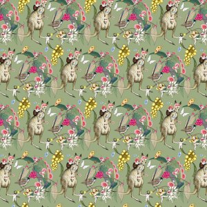 May Gibbs Advent Co ordinate DV1042 Green