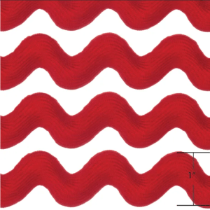 Devonstone Ric Rac - DVRR 004 Red