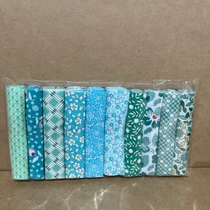1930's 10cm Pack - 10 Pieces - Teal/Aqua