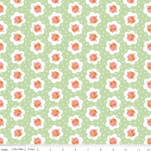 Peach Cobbler - C17423 Tea Tin Rose Green