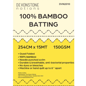Devonstone 100 % Bamboo Wadding - 254cm Wide